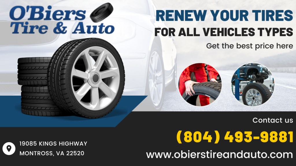 digital menus - Free design, hosting, and maintenance - Tire Shop Ad