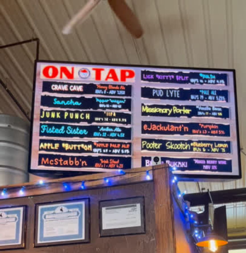 digital menus - Free design, hosting, and maintenance - Beer Menu - On-tap Menu
